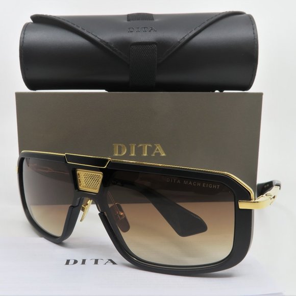 Dita MACH EIGHT DTS400-A-01 Black/Gold/Titanium - Picture 2 of 10